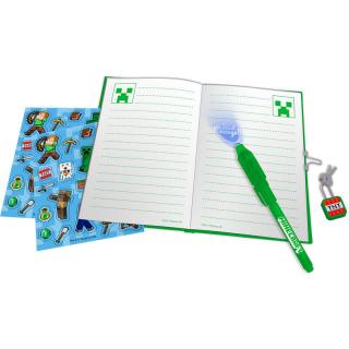 Jurnal secret Minecraft cu pix 23.5x22x5 cm
