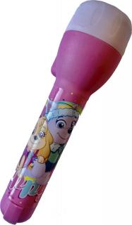 Lanterna Paw Patrol Girls - LED 15.5x4.5 cm