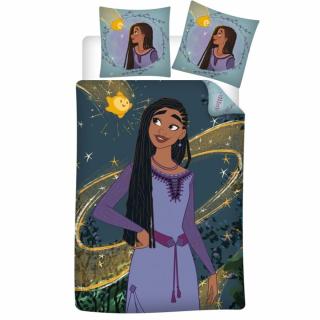 Lenjerii de pat copii, Disney Wish 2 piese 140x200 cm, 65x65 cm