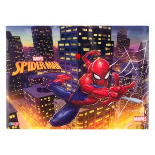 Mapa plastic cu capsa Spiderman, A4 33x24 cm