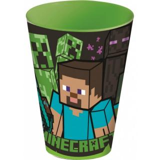 Pahar plastic Minecraft, 430 ml