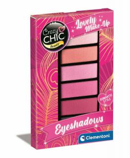 Paleta de farduri pentru fetite Crazy Chic Clementoni, 6 culori