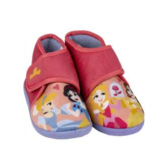 Pantofi interior cu inchidere cu arici, Printesele Disney