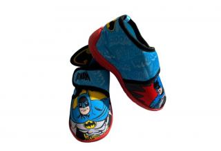 Pantofi interior cu inchidere tip arici Batman