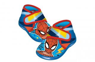 Pantofi interior cu inchidere tip arici Spiderman Fulger