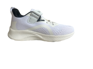 Pantofi sport pentru copii, material textil, alb