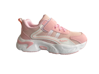 Pantofi sport pentru copii, material textil, Pink