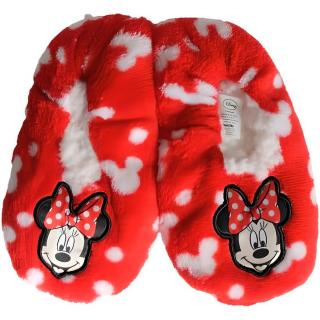 Papuci botosi de casa Minnie Mouse