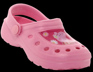 Papuci tip clogs Peppa Pig Flowers