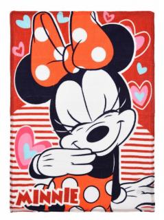 Patura cocolino Minnie Mouse Love 90x120 cm