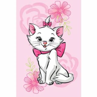 Patura fleece Disney Marie Aristocat 100x150 cm