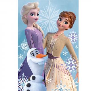 Patura fleeceDisney Frozen Olaf and Sisters, 100x150 cm
