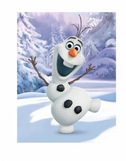 Patura polar Disney Frozen Olaf