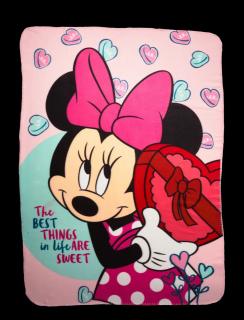 Patura polar Disney Minnie Sweets, 100x140 cm