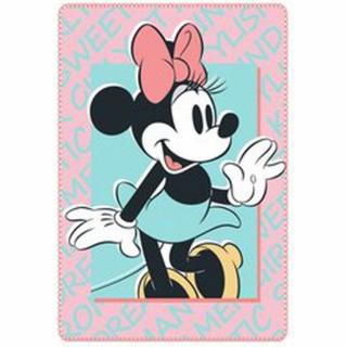 Patura polar Minnie Mouse 100x150 cm, Pink