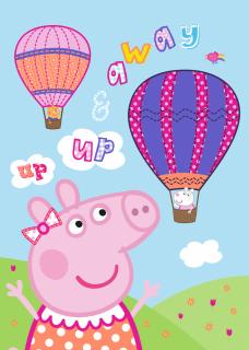 Patura polar Peppa Pig UpAway 100x140 cm