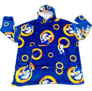 Patura Snuggie polar Sonic the Hedgehog , 7-14 ani