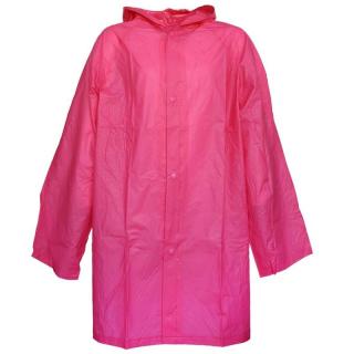 Pelerina ploaie cu gluga, PVC, Pink