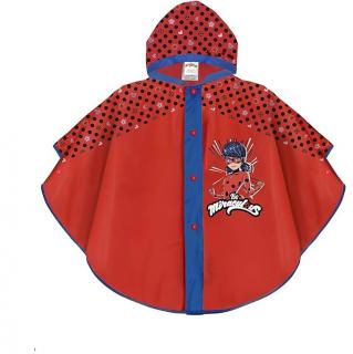 Pelerina ploaie tip poncho cu gluga din PVC, Ladybug , 3-6 ani