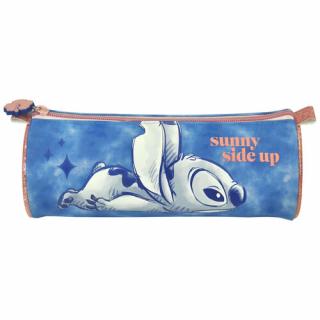 Penar cilindru 1 fermoar , neechipat Lilo  Stitch Sunny, 22x8x8 cm