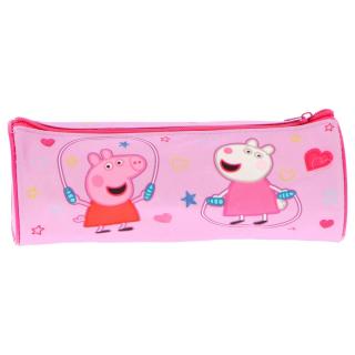 Penar cilindru 1 fermoar , neechipat Peppa Pig Love, 22x8x8 cm