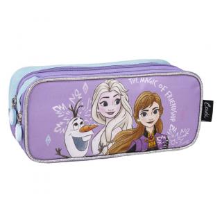 Penar cu 2 compartimente Frozen Disney 2, 22,5 x 8 x 10 cm