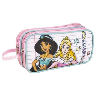 Penar cu 2 compartimente Printesele Disney, 22,5 x 8 x 10 cm