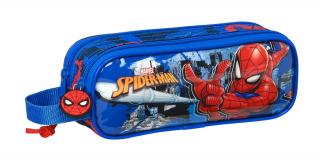 Penar cu 2 compartimente Spiderman, 21x6x8 cm