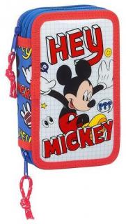 Penar dublu echipat Mickey Mouse Hey, 29 piese, 19.5x12.5x6.5 cm