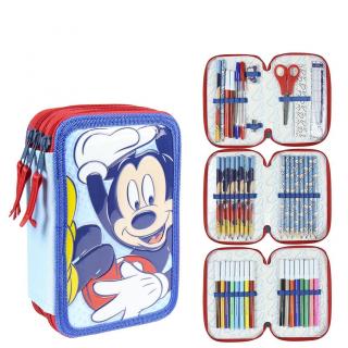 Penar echipat 43 piese Giotto, 3 compartimente, Mickey Mouse