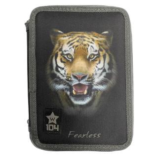 Penar Echipat Dublu Negru Model Tigru   Fearless    Patch 14.5x20x4.5cm , 31 piese