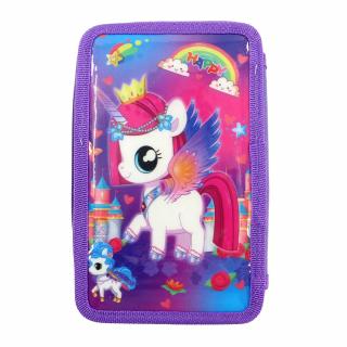 Penar triplu echipat 33 piese Happy Unicorn