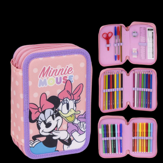 Penar triplu echipat 44 piese Minnie Mouse Bow