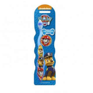 Periuta dinti Paw Patrol manuala cu capac protectie,albastru