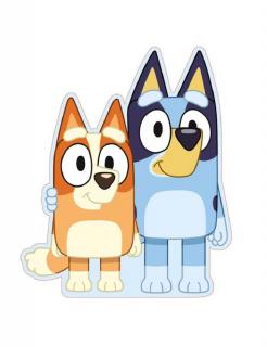 Perna decorativa catifea Bluey si Bingo, 34x28 cm