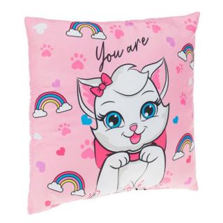 Perna Decorativa Roz Marie Cat ,  You Are Beautyful,   30x30cm