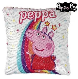Perna Peppa Pig cu paiete, 25 cm