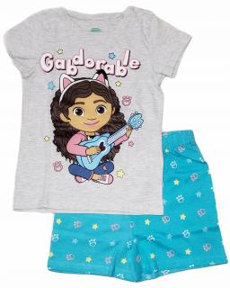 Pijama de vara cu maneca scurta, bumbac, Gabby s Dollhouse Guitar