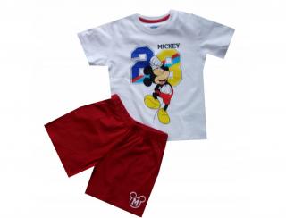 Pijama de vara cu maneca scurta, bumbac, Mickey Mouse No 28