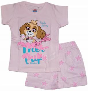 Pijama de vara cu maneca scurta, bumbac, Paw Patrol Mer-Pup