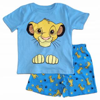 Pijama de vara cu maneca scurta, bumbac, Regele Leu Simba