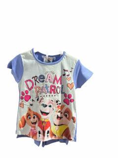 Pijama de vara fete, maneca scurta, bumbac, Paw Patrol