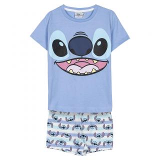 Pijama de vara, maneca scurta, bumbac, Lilo  Stitch