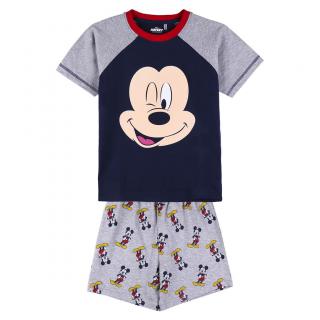 Pijama de vara, maneca scurta, bumbac, Mickey Mouse