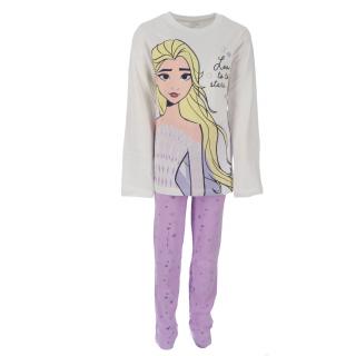 Pijama din bumbac cu maneca lunga, 2 piese Frozen Look to the Stars