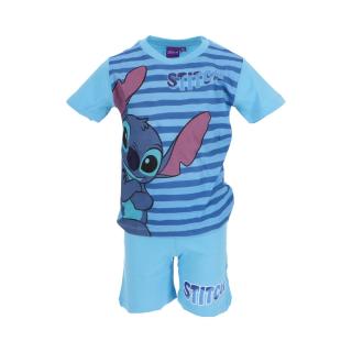 Pijama din bumbac cu maneca scurta, Lilo  Stitch