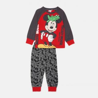 Pijama maneca lunga baieti, bumbac, Mickey Mouse Frog