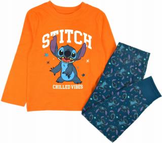 Pijama maneca lunga bumbac Lilo  Stitch Vibes