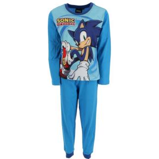Pijama maneca lunga din bumbac Sonic