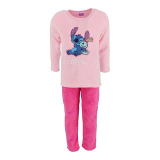 Pijama maneca lunga pufoasa Lilo  Stitch
